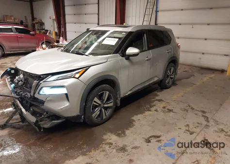 2021 Nissan Rogue Sl Fwd z USA, uszkodzony, nr VIN 5N1AT3CA9MC711312